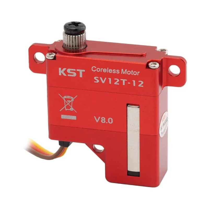 SV12T-12 & SV12S-12 Super High Voltage 12V Wing Servo for RC Gliders, RC Jets, and Industrial applications & UAVs