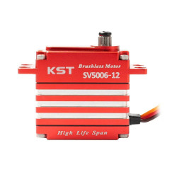 SV5006-12 SHV 4 Pole Brushless Digital Standard Servo 55Kgf.cm 0.063sec/60° 6BB for RC Cars, Competition RC Planes & Robotics