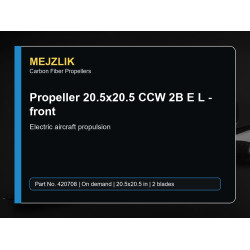 Propeller 20.5x20.5 CCW 2B E L - front