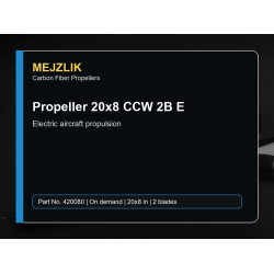 Propeller 20x8 CCW 2B E