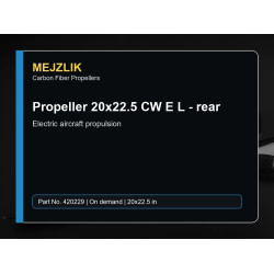 Propeller 20x22.5 CW E L - rear