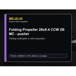 Folding Propeller 28x9.4 CCW 2B MC - pusher