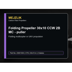 Folding Propeller 30x10 CCW 2B MC - puller