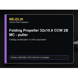 Folding Propeller 32x10.6 CCW 2B MC - puller