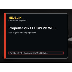 Propeller 20x11 CCW 2B WE L