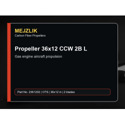 Propeller 36x12 CCW 2B L