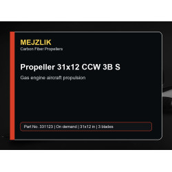 Propeller 31x12 CCW 3B S