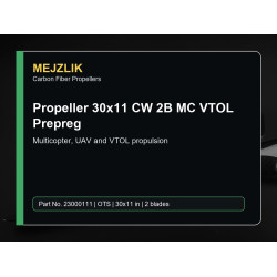 Propeller 30x11 CW 2B MC VTOL Prepreg