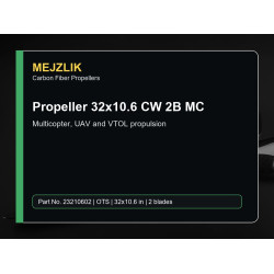 Propeller 32x10.6 CW 2B MC