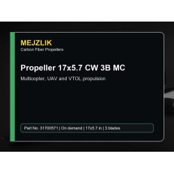 Propeller 17x5.7 CW 3B MC