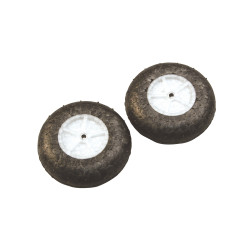 Ultra light wheels Ø53mm, boss Ø2,6mm (1 pair)