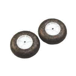 Ultra light wheels Ø120mm, boss Ø2,6mm (1 pair)