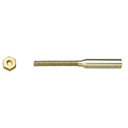 Threaded coupler, M2.5, Ø2,1mm 10 pcs.