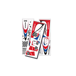 Decal Acromaster Pro, blue-red