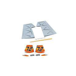 Fin set Extra 330 SC incl. decal