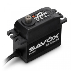 SB2274-SG-BE - Black Edition High Voltage Brushless Digital Servo 0.080sec / 347.2oz @ 7.4V | סרווים Brushless