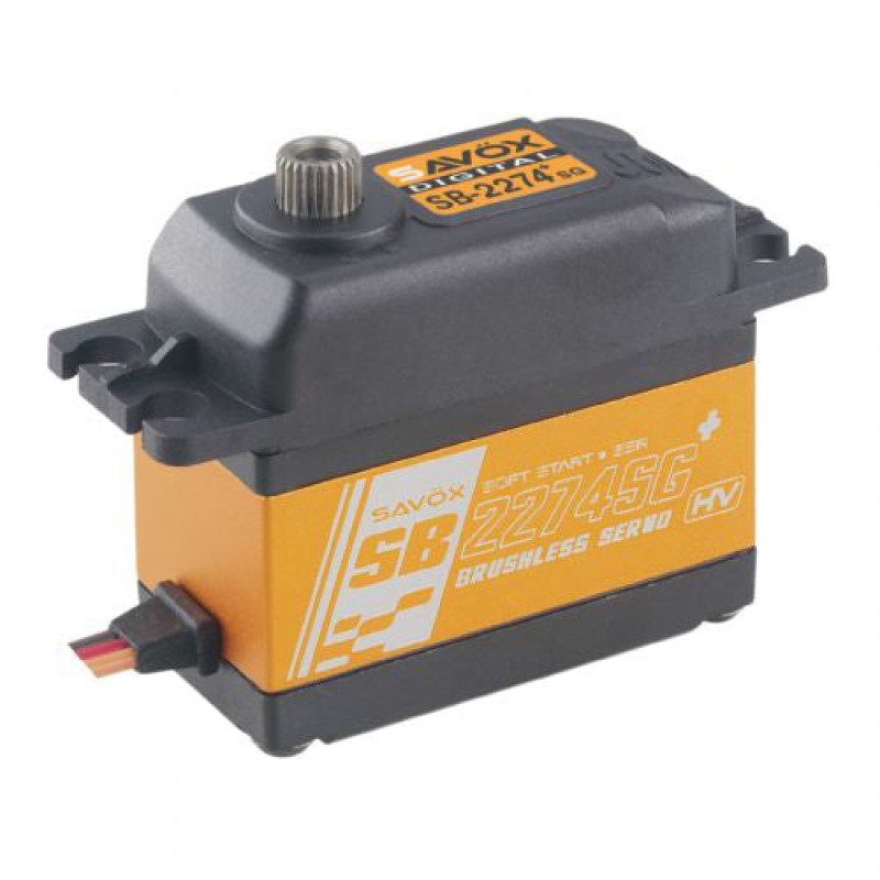 SB2274SGP - High Voltage Brushless Digital Servo with Soft Start, 0.080sec / 347.2oz @ 7.4V | סרווים Brushless SB2274SGP - High Voltage Brushless Digital Servo with Soft Start, 0.080sec / 347.2oz @ 7.4V | סרווים Brushless