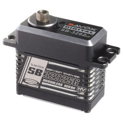 SB3292SG-BE - High Torque, High Voltage Brushless Servo, Black, 0.055sec/763.8oz@8.4V | סרווים Brushless