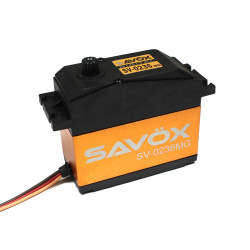 Discontinued - Use SV0236MGP - SV0236MG - High Voltage 1/5 Scale Servo 0.17/555.5 @7.4V | סרווים High Voltage