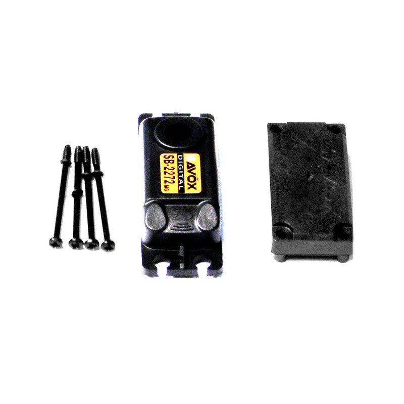 CSB2272MG - Top & Bottom Servo Case with Screws, for SB2272MG | חלפי סרווים CSB2272MG - Top & Bottom Servo Case with Screws, for SB2272MG | חלפי סרווים