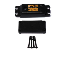 CSC1251MG - Top & Bottom Servo Case with Screws, for SC1251MG | חלפי סרווים