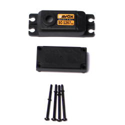 CSC1267SG - Top & Bottom Servo Case with Screws, for SC1267SG | חלפי סרווים