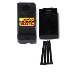 CSH0263MG - Top & Bottom Servo Case with Screws, for SH0263MG | חלפי סרווים