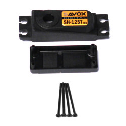 CSH1257MG - Top & Bottom Servo Case with Screws, for SH1257MG | חלפי סרווים