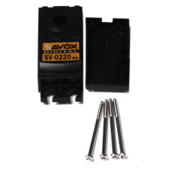 CSV0220MG - Top & Bottom Servo Case with Screws, for SV0220MG | חלפי סרווים