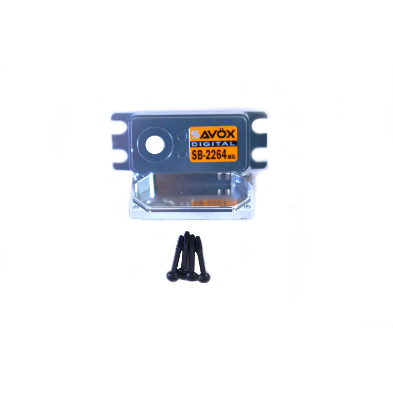 SCSB2264MG - Top & Bottom Servo Case Set w/ 4 Screws, for SB2264MG | חלפי סרווים SCSB2264MG - Top & Bottom Servo Case Set w/ 4 Screws, for SB2264MG | חלפי סרווים