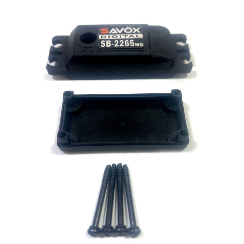 SCSB2265MG - Top & Bottom Servo Case Set w/ 4 Screws, for SB2265MG-BE | חלפי סרווים SCSB2265MG - Top & Bottom Servo Case Set w/ 4 Screws, for SB2265MG-BE | חלפי סרווים