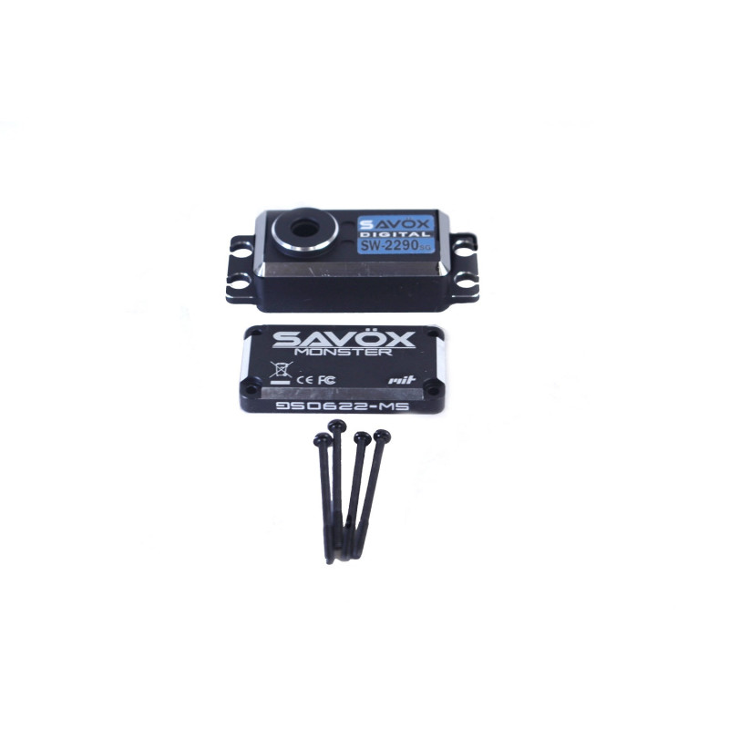 SCSW2290SG - Top & Bottom Servo Case Set w/ 4 Screws, for SW2290SG-BE | חלפי סרווים SCSW2290SG - Top & Bottom Servo Case Set w/ 4 Screws, for SW2290SG-BE | חלפי סרווים