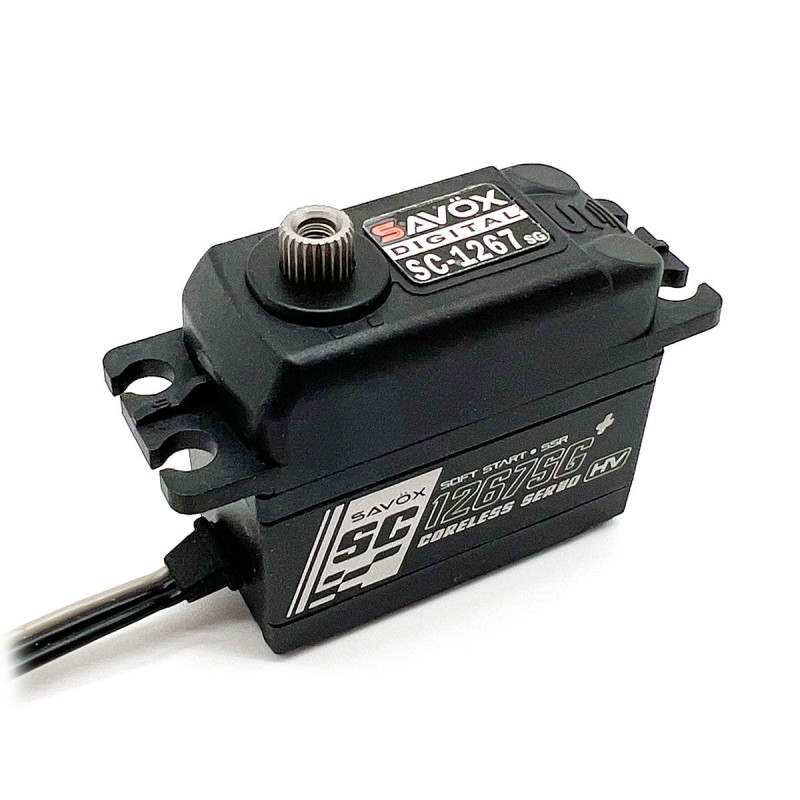 SC1267SGP-BE - Black Edition, High Torque Digital Servo, 0.085sec / 347.2oz @ 8.4V | סרווים סטנדרטיים SC1267SGP-BE - Black Edition, High Torque Digital Servo, 0.085sec / 347.2oz @ 8.4V | סרווים סטנדרטיים