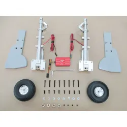 Electric Retracts ER-120 84°Retracts & PU Wheel alu hub 2.75