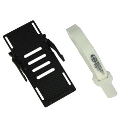 Thunder Tiger RC Heli Raptor E300MD Innovator Parts Carbon Battery Tray PV6157 | סוללות ומטענים