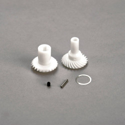 Thunder Tiger RC Helicopter Raptor E700 Parts Rear Tail Bevel Gear Set PV1541 | מסוקים