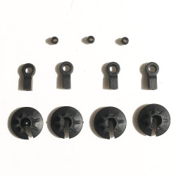 Bushmaster 8E Parts Shock Rod Ends PD90495S1 | רכבי RC
