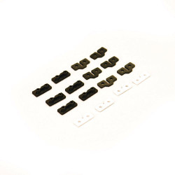 Thunder Tiger RC Helicopter Raptor E700 E720 Parts SERVO MOUNTING SET PV1604 NIB | חלפי סרווים