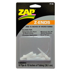 PT-18 - Z-Ends (10 Extended Tips/15 Inches of Micro Tubing) | אביזרי הדבקה