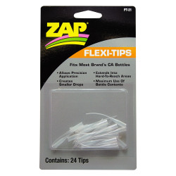 PT-21 - Flexi Tips (24 tips per pack) | אביזרי הדבקה