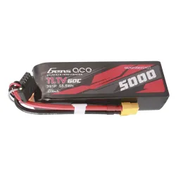 Gens ace 5000mAh 3S 60C 11.1V Shorty Lipo Battery | XT60 Plug | Car Classic