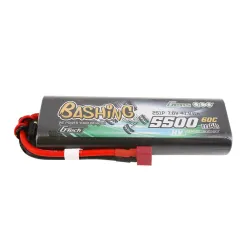 Gens ace 5500mAh 2S 60C 7.6V(HV) Lipo Battery | Hardcase | Deans Plug | Bashing