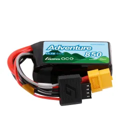 Gens ace 850mAh 3S 60C 11.1V Lipo Battery | XT60 Plug | Adventure