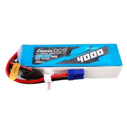 Gens ace 4000mAh 6S 45C 22.2V Lipo Battery | EC5 Plug | Heli