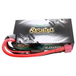 Gens ace 4000mAh 2S 60C 7.4V Lipo Battery | Hardcase | Deans Plug | Bashing