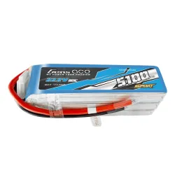 Gens ace 5100mAh 6S 80C 22.2V Lipo Battery | No Plug | Sport (F5B)
