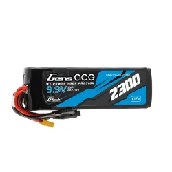 Gens ace 2300mAh 3S 20C 9.9V LiFe Battery | XT30 Plug | TX&RX