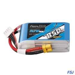 Gens ace 850mAh 3S 80C 11.1V Lipo Battery | XT30 Plug | Sport (F5J)