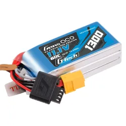 Gens ace 1300mAh 3S 60C 11.1V Lipo Battery | XT60 Plug | Heli