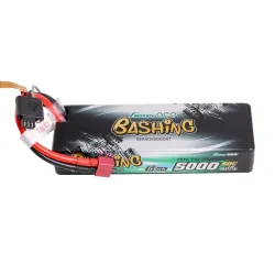 Gens ace 5000mAh 2S 60C 7.4V Lipo Battery | Hardcase | Deans Plug | Bashing